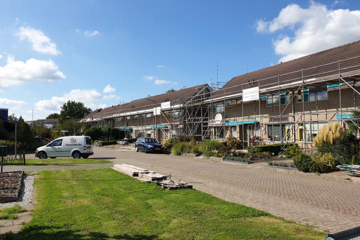 Groot onderhoud 19 woningen in Fûgellân Dokkum (Kwikstaart)