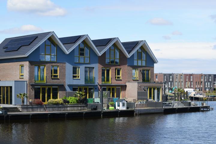 Nieuwbouw woningen in Blitsaerd, Leeuwarden